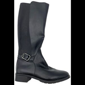 Sam and Libby Women's Percy Wide Calf Knee High Riding Boots Black - Medium
